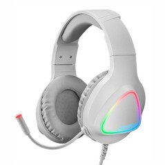 Auricolare con Microfono Gaming Mars Gaming MH222 Bianco