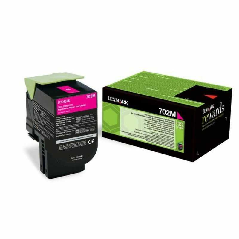 Toner Lexmark Lexmark 70C20M0 Nero Magenta