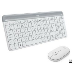 Mouse e Tastiera Logitech  MK470 Bianco Francese AZERTY