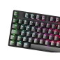 Tastiera per Giochi Mars Gaming MKREVO PRO LED RGB Nero