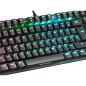 Tastiera per Giochi Mars Gaming MKREVO PRO LED RGB Nero