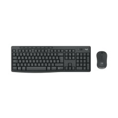 Tastiera e Mouse Logitech MK370 Grafite Qwerty portoghese