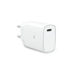 Caricabatterie USB KSIX Bianco