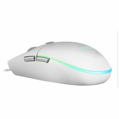 Tastiera e Mouse Mars Gaming MCPRGB3WES Bianco QWERTY