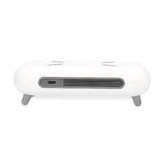 Sveglia con Caricabatterie Senza Fili KSIX Retro Bianco 10 W