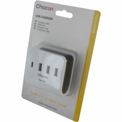 Caricabatterie USB da Parete Chacon Bianco