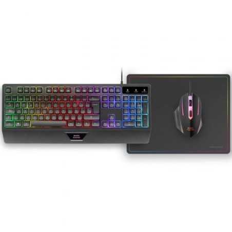 Tastiera Mars Gaming MCP124ES Nero