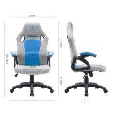 Sedia Gaming Tempest Discover Azzurro