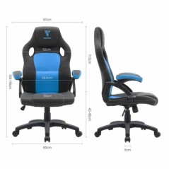 Sedia Gaming Tempest Discover Azzurro