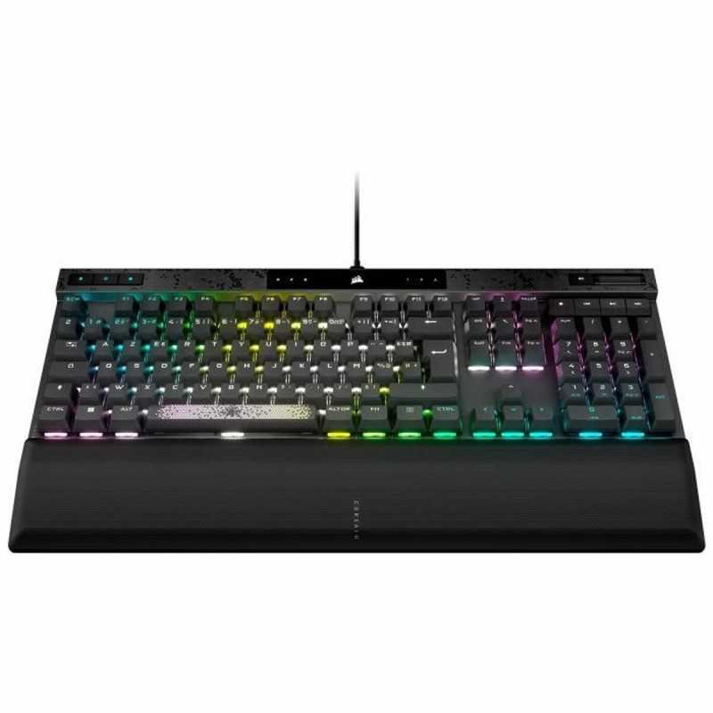 Tastiera Bluetooth Corsair K70 MAX RGB Nero Grigio Francese AZERTY