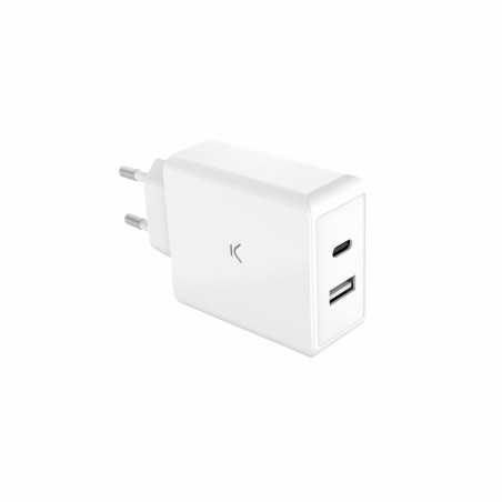 Caricabatterie da Parete KSIX Bianco 45 W