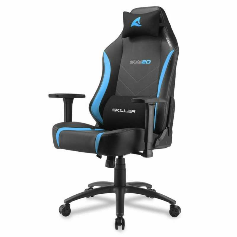 Sedia Gaming Sharkoon Azzurro Nero/Blu