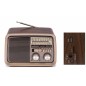 Radio Portatile Bluetooth Kooltech CPR POP Vintage Marrone