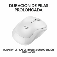 Mouse Logitech M240 Bianco