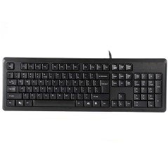 Tastiera A4 Tech KR-92 Nero Monocromatica Inglese QWERTY