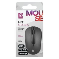 Mouse Ottico Mouse Ottico Defender HIT MM-495 Nero