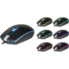 Mouse Defender DOT MB-986 Nero Multicolore Monocromatica