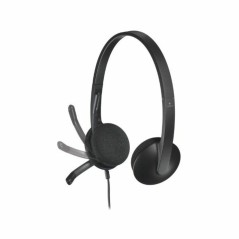 Auricolari con Microfono Logitech 981-000475 USB 1,8 m Nero