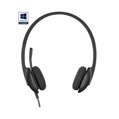 Auricolari con Microfono Logitech 981-000475 USB 1,8 m Nero