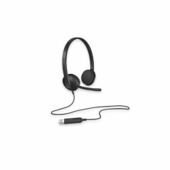 Auricolari con Microfono Logitech 981-000475 USB 1,8 m Nero