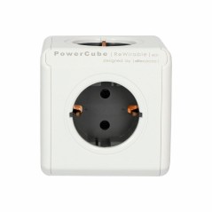 Adattatore a Spina Universale da Viaggio Allocacoc PowerCube Bianco