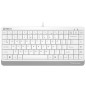 Tastiera A4 Tech A4TKLA47119 QWERTY Bianco Inglese