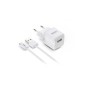 Caricabatterie da Parete + Cavo USB-C Urban Factory PSC25UF Bianco 12 W