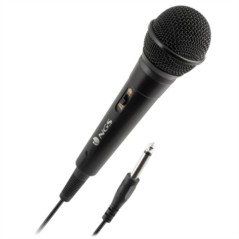 Microfono Karaoke NGS ELEC-MIC-0001 Nero (6.3 mm)