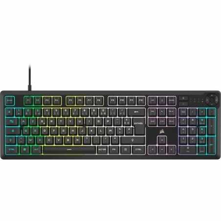 Tastiera Corsair K55 Core RGB Nero AZERTY