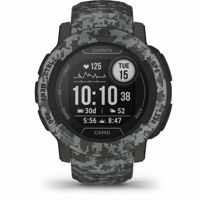 Smartwatch GARMIN Instinct 2 Camo Edition Grigio scuro 0,9" Nero Grafite