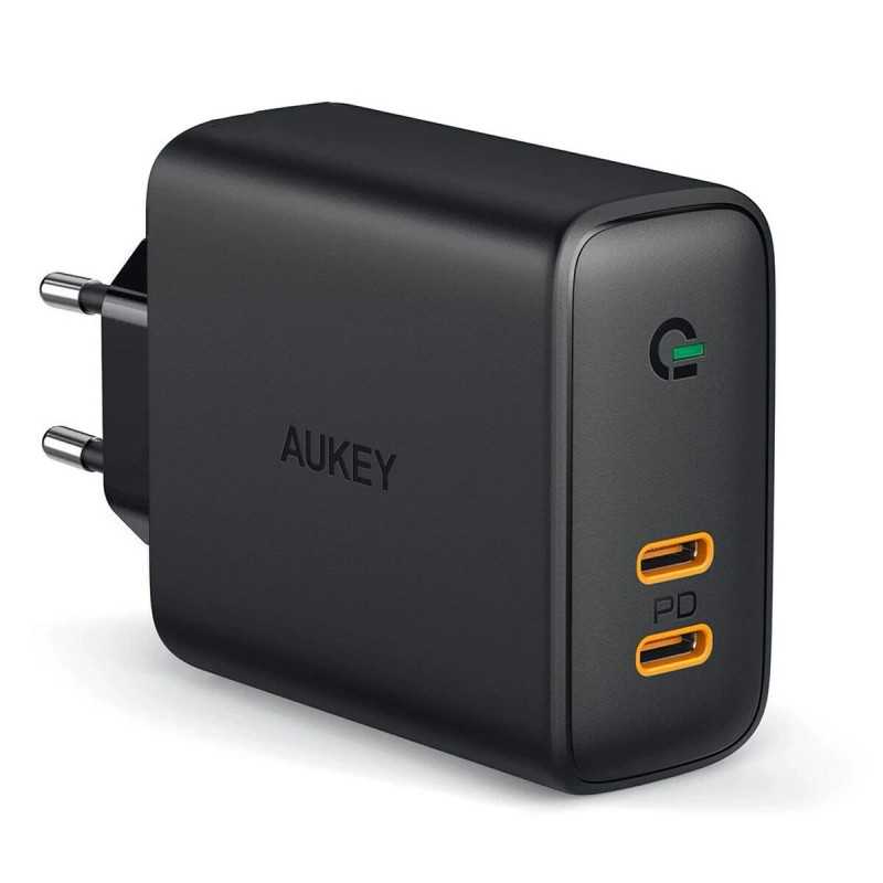 Caricabatterie da Parete Aukey PA-D2 Nero 36 W