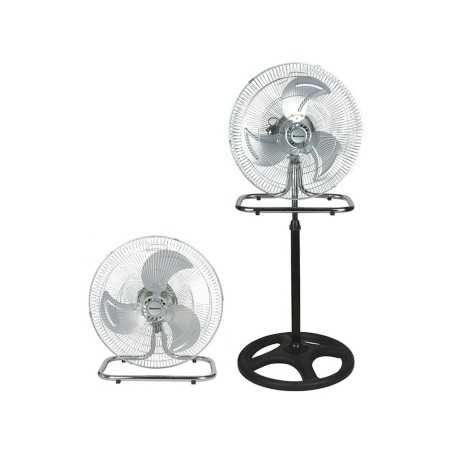 Ventilatore a Piantana Ravanson WT-7046 Nero Acciaio 80 W