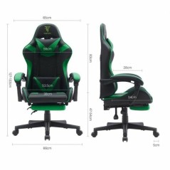 Sedia Gaming Tempest Shake Verde