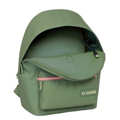 Zaino per Portatile El Ganso +usb el ganso basics Verde 31 x 44 x 18 cm