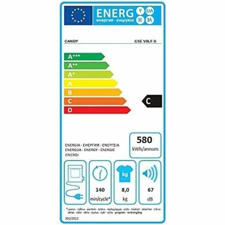 Asciugatrice a condensazione Candy CSE V8LF-S Bianco 8 kg