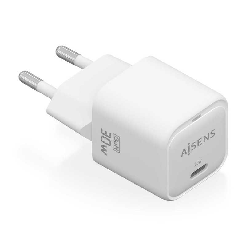 Caricabatterie da Parete Aisens ASCH-30W1P018-W Bianco 30 W (1 Unità)