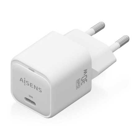 Caricabatterie da Parete Aisens ASCH-30W1P018-W Bianco 30 W (1 Unità)