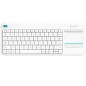 Tastiera Wireless Logitech 920-007138 Bianco Qwerty in Spagnolo QWERTY