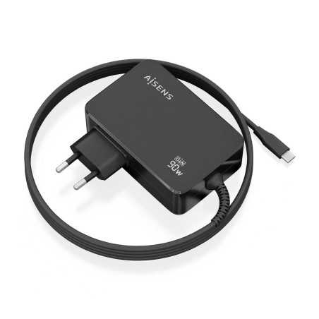 Caricabatterie da Parete Aisens ASCH-1PD90WL034-BK Nero 90 W (1 Unità)