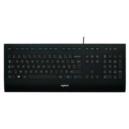 Tastiera Logitech K280E Nero Francese AZERTY