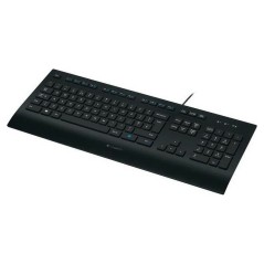 Tastiera Logitech K280E Nero Francese AZERTY