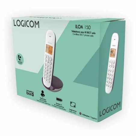 Telefono Fisso Logicom DECT ILOA 150 SOLO Melanzana