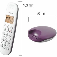 Telefono Fisso Logicom DECT ILOA 150 SOLO Melanzana