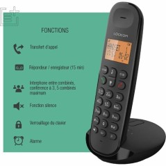 Telefono Fisso Logicom DECT ILOA 155T SOLO Nero