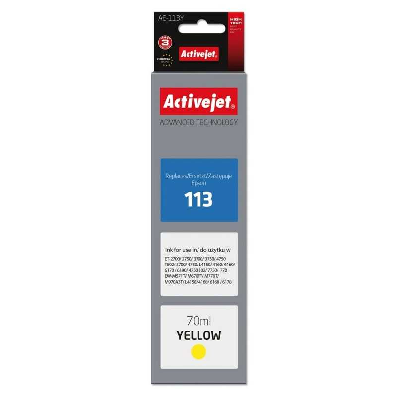 Cartuccia ad Inchiostro Originale Activejet AE-113Y Giallo