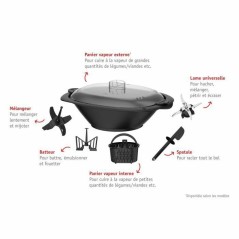 Robot da Cucina Moulinex HF456810 Nero 1400 W