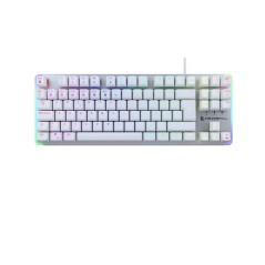 Tastiera per Giochi Newskill Gungnyr TKL Pro Ivory Qwerty in Spagnolo LED RGB