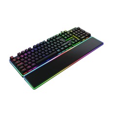 Tastiera per Giochi Newskill Gungnyr Pro Nero Qwerty in Spagnolo LED RGB