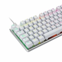 Tastiera per Giochi Newskill Serike V2 Qwerty in Spagnolo Bianco