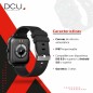 Smartwatch DCU CURVED GLASS PRO 1,83" Nero